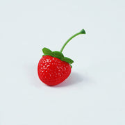 Artificial Strawberries 12 Pcs Lifelike Plastic Fake Fruit Decoration for Home Kitchen Party Photography Props