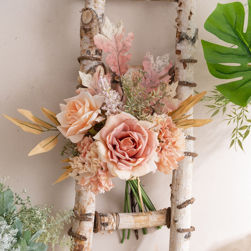 Artificial Silk Flowers Bouquet 10 Pcs Bulk Wedding Table Centerpiece Arrangements