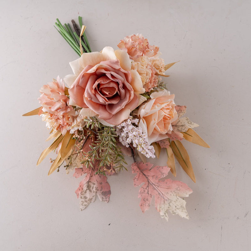 Artificial Silk Flowers Bouquet 10 Pcs Bulk Wedding Table Centerpiece Arrangements