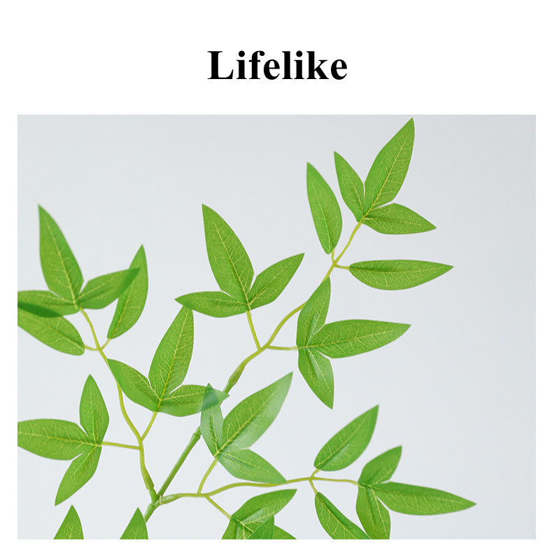 Artificial Maple Leaf Stems 12 Inch Greenery Foliage 10 Pcs Summer Faux Plants