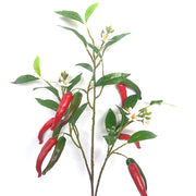 43 Inch Artificial Pepper Spray Stems with Flowers and Leaves, 10 Pcs Tall Vase Floral Arrangement