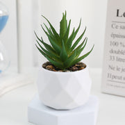 20 Pcs 5 Inch Artificial Succulent Potted Plants Bulk Set for Home Bathroom Table Decor