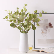 5 Pcs 33 Inch Artificial Fall Eucalyptus Stems Autumn Foliage Branches
