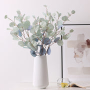5 Pcs 33 Inch Artificial Fall Eucalyptus Stems Autumn Foliage Branches