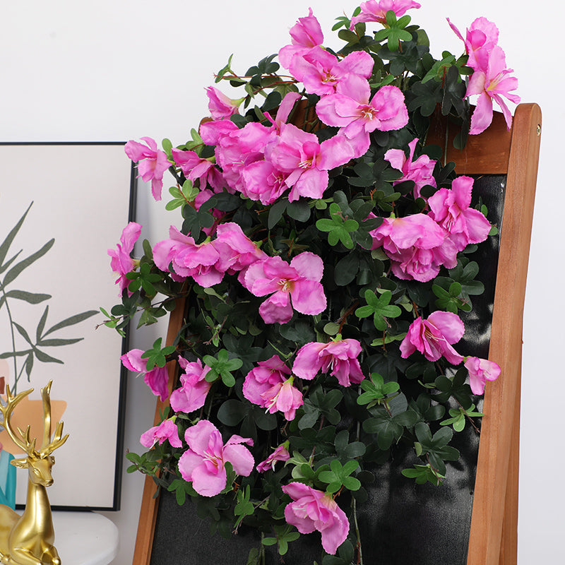33 Inch Faux Silk Azalea Spills 2-Pack UV Protected Outdoor Artificial Flowers