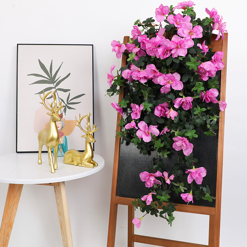 33 Inch Faux Silk Azalea Spills 2-Pack UV Protected Outdoor Artificial Flowers