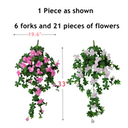 33 Inch Faux Silk Azalea Spills 2-Pack UV Protected Outdoor Artificial Flowers