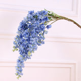 Bulk Exclusive Extra Long Wisteria Stems Violet Artificial Hanging Flowers for Tall Vases and Event Decor Wholesale