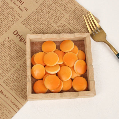 20PCS 0.98 Inches Artificial Cake & Pancake - Miniature Fake Food Decor for Dollhouse, Craft Projects, Party Favors & Display