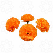 10 Pcs Artificial Carnation Flower Heads for Wedding DIY Hair Accessories Decoration Bulk