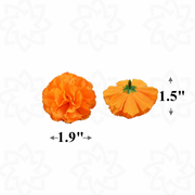 10 Pcs Artificial Carnation Flower Heads for Wedding DIY Hair Accessories Decoration Bulk