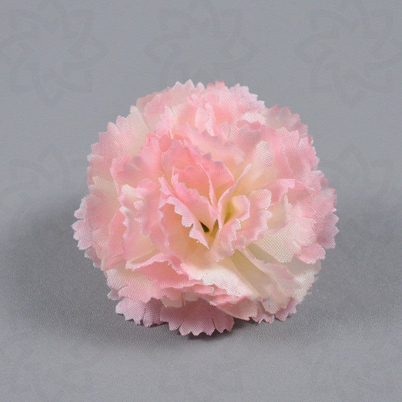 10 Pcs Artificial Carnation Flower Heads for Wedding DIY Hair Accessories Decoration Bulk