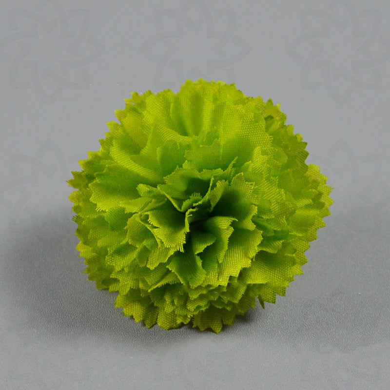 10 Pcs Artificial Carnation Flower Heads for Wedding DIY Hair Accessories Decoration Bulk