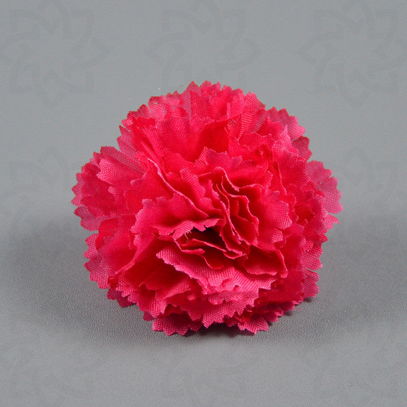 10 Pcs Artificial Carnation Flower Heads for Wedding DIY Hair Accessories Decoration Bulk