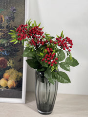 23.6 Inch Artificial Christmas Holly Berry Bush Bouquet with Leaves – Bulk  Wholesale Quantity