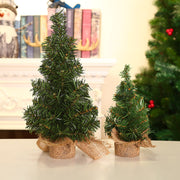 Mini Artificial Christmas Pine Tree Table Centerpiece, 6-Inch, Bulk Set of 12