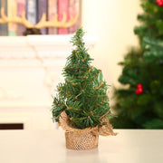 Mini Artificial Christmas Pine Tree Table Centerpiece, 6-Inch, Bulk Set of 12