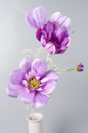 Silk Artificial Cosmos Flower Spray Stems, 10 Pcs, 12 Inch Faux Daisy Wildflowers Bulk