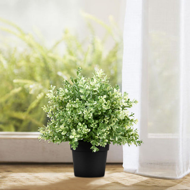 9 Inch Artificial Creeping Thyme Plant Arrangement in Pot, Bulk Wholesale Quantity