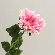 10 Pcs Artificial Dahlia Flower Stems 12 Inch Real Touch Silk Bulk Pack