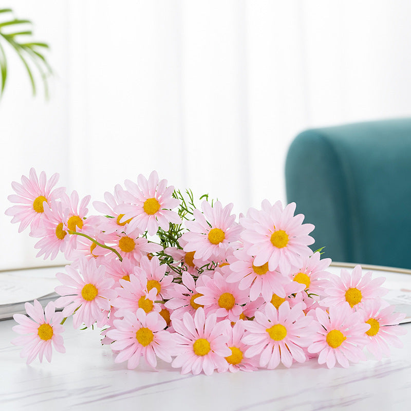 Artificial Gerber Daisy Flowers 20 Inch Stems Bulk Wholesale Silk 50 Pcs