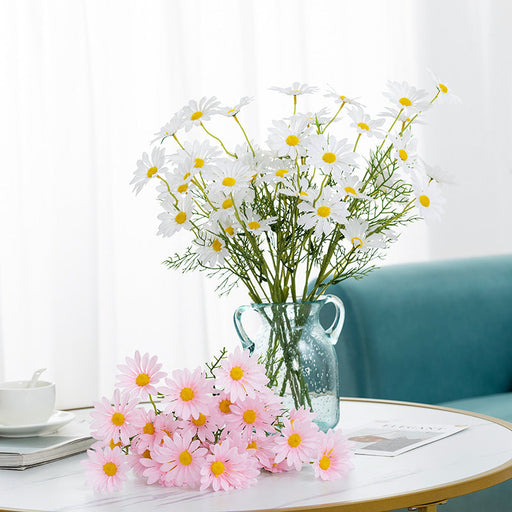Artificial Gerber Daisy Flowers 20 Inch Stems Bulk Wholesale Silk 50 Pcs