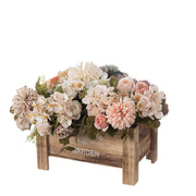 10 Pcs Artificial Mum Daisy Flower Bush Bouquet Mixed Colors Autumn Floral Arrangement
