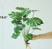 Artificial Fern Bushes 10 Pcs Green Silk Plants for Landscape Decor