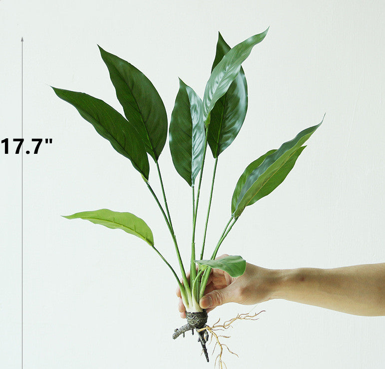 Artificial Fern Bushes 10 Pcs Green Silk Plants for Landscape Decor