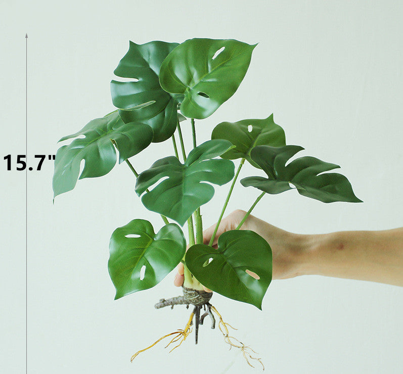 Artificial Fern Bushes 10 Pcs Green Silk Plants for Landscape Decor