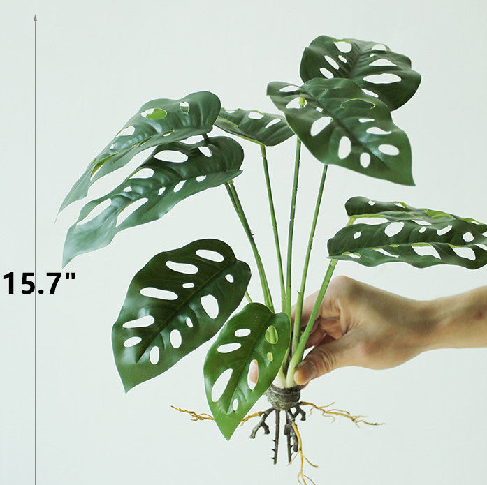 Artificial Fern Bushes 10 Pcs Green Silk Plants for Landscape Decor