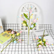 Artificial Easter Floral Stems Bulk 12 Inch 10 Pcs Artificial Flower Bush for Party Decor