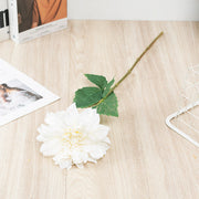 24 Inch Dahlia Silk Flower Stems 10 Pcs Artificial Fall Plants for Arrangements