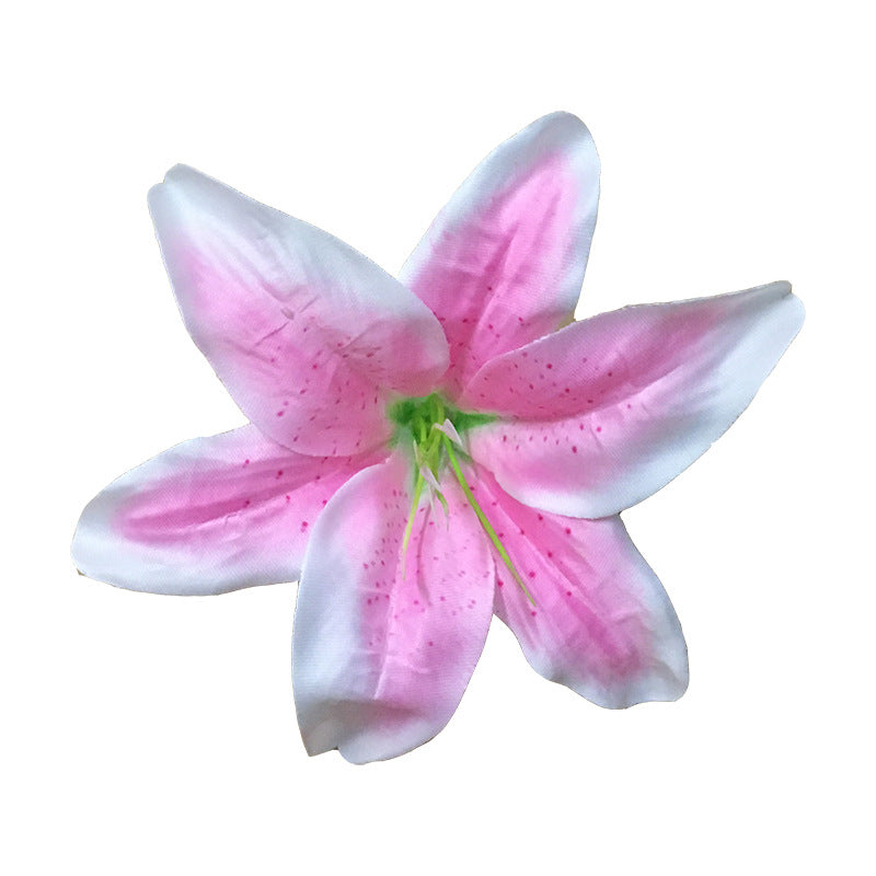 50 Pcs 5.5 Inch Artificial Silk Tiger Lily Flower Heads Bulk Pack