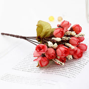 1 Bush 9 Inch Artificial Peony Silk Flowers Bouquet - Artificialmerch