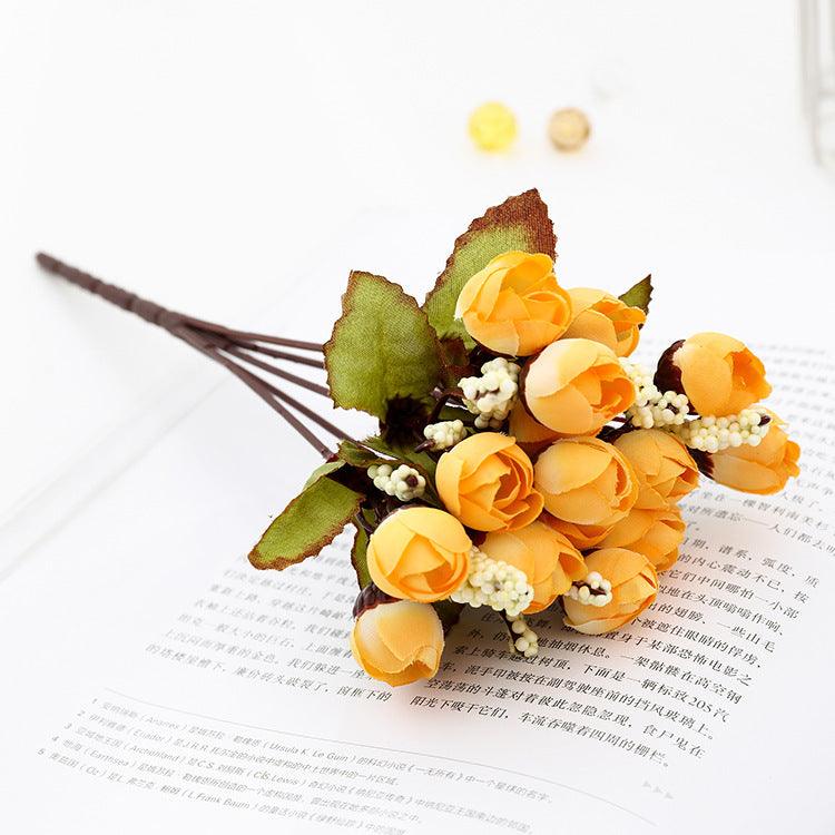 1 Bush 9 Inch Artificial Peony Silk Flowers Bouquet - Artificialmerch