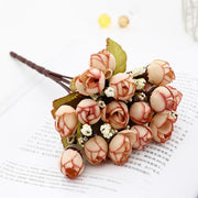 1 Bush 9 Inch Artificial Peony Silk Flowers Bouquet - Artificialmerch