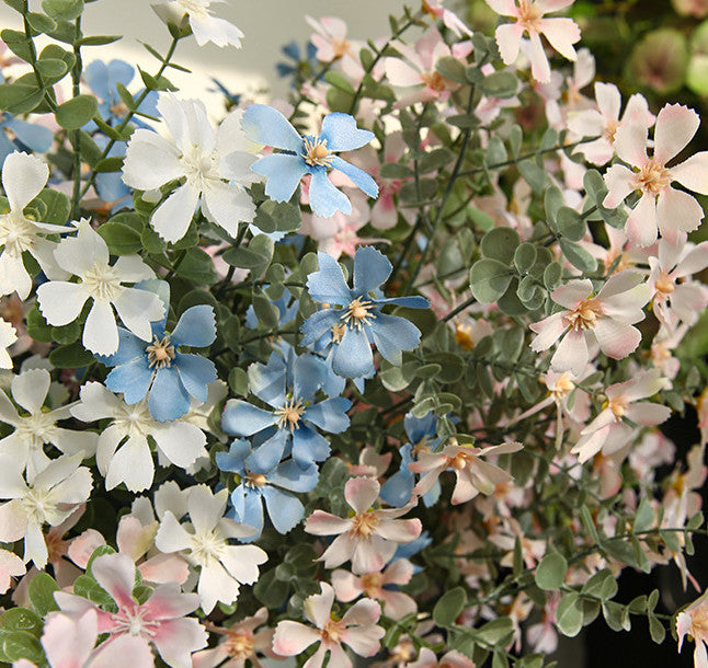 20 Inch Artificial Wild Flower Stems, 10 Pcs Long Silk Floral Branches for Spring Arrangements