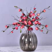 6 Pcs 37 Inch Extra Long Artificial Apple Fruit Stems Bouquets Branches