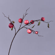 6 Pcs 37 Inch Extra Long Artificial Apple Fruit Stems Bouquets Branches