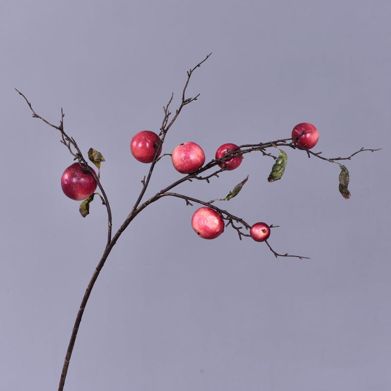 6 Pcs 37 Inch Extra Long Artificial Apple Fruit Stems Bouquets Branches
