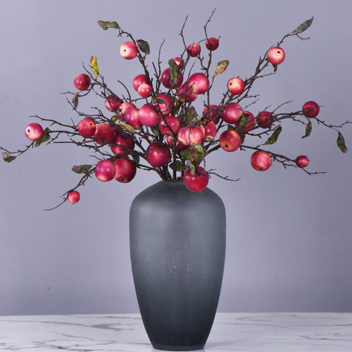 6 Pcs 37 Inch Extra Long Artificial Apple Fruit Stems Bouquets Branches