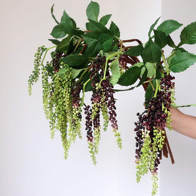 31 Inch Weeping Scabiosa Artificial Flower Stems Bulk 10 Pcs Silk Branch Spray