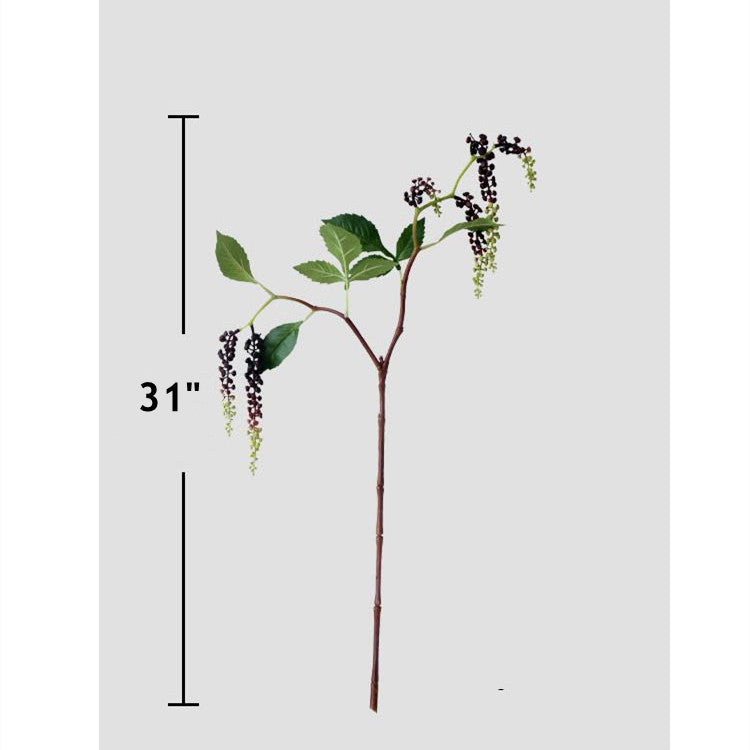 31 Inch Weeping Scabiosa Artificial Flower Stems Bulk 10 Pcs Silk Branch Spray