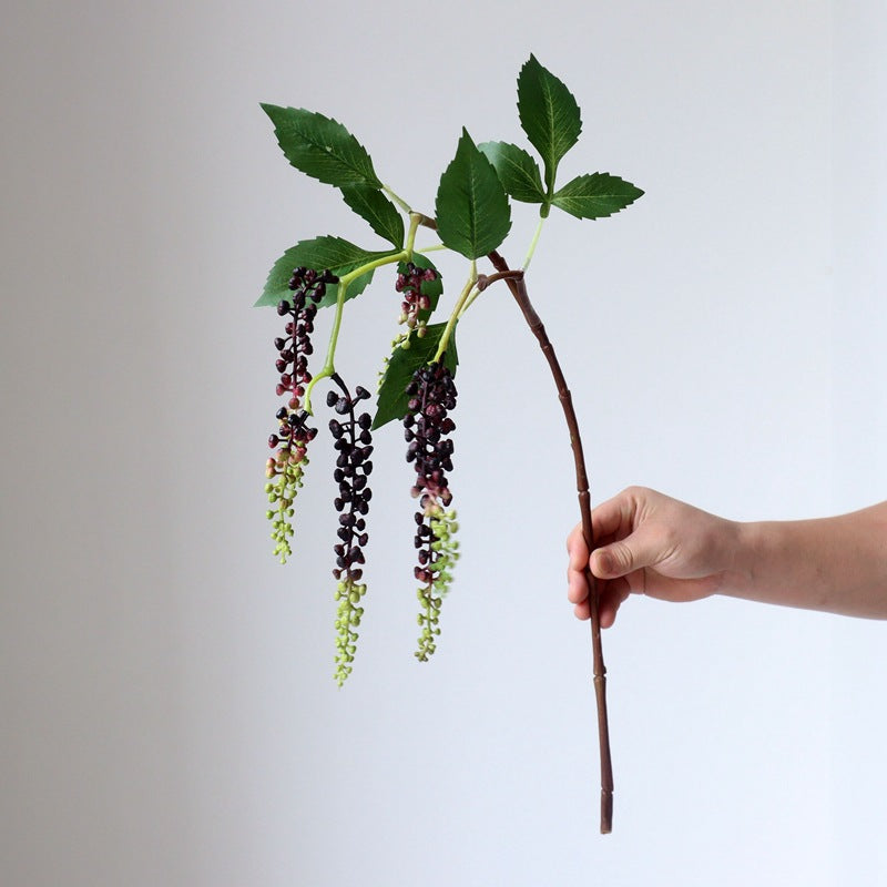 31 Inch Weeping Scabiosa Artificial Flower Stems Bulk 10 Pcs Silk Branch Spray