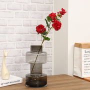 Geranium Artificial Flowers 10 Stems 12 Inch Red Silk Hanging Trailing Bush Spray