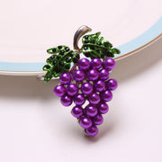 12 Pcs Artificial Grapes Napkin Rings Bulk Set Hawaiian Luau Party Supplies Favors