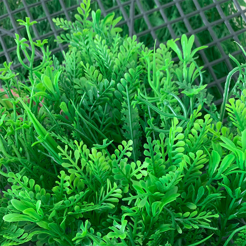 12 Inch Artificial Greenery Panels 12 Pcs UV Protected Green Wall Mat Backdrop
