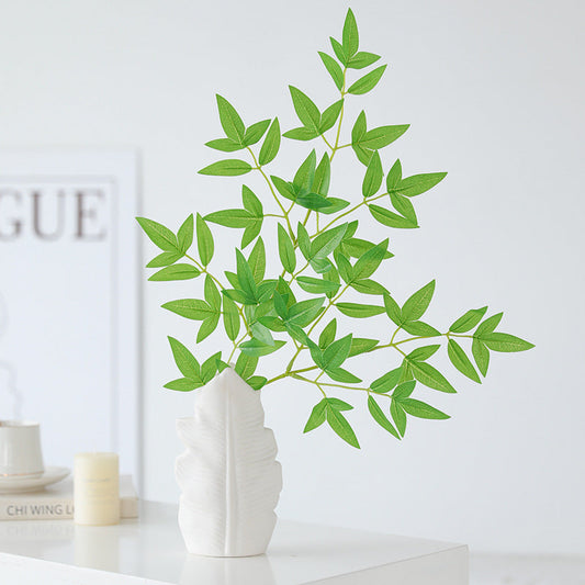 Artificial Maple Leaf Stems 12 Inch Greenery Foliage 10 Pcs Summer Faux Plants