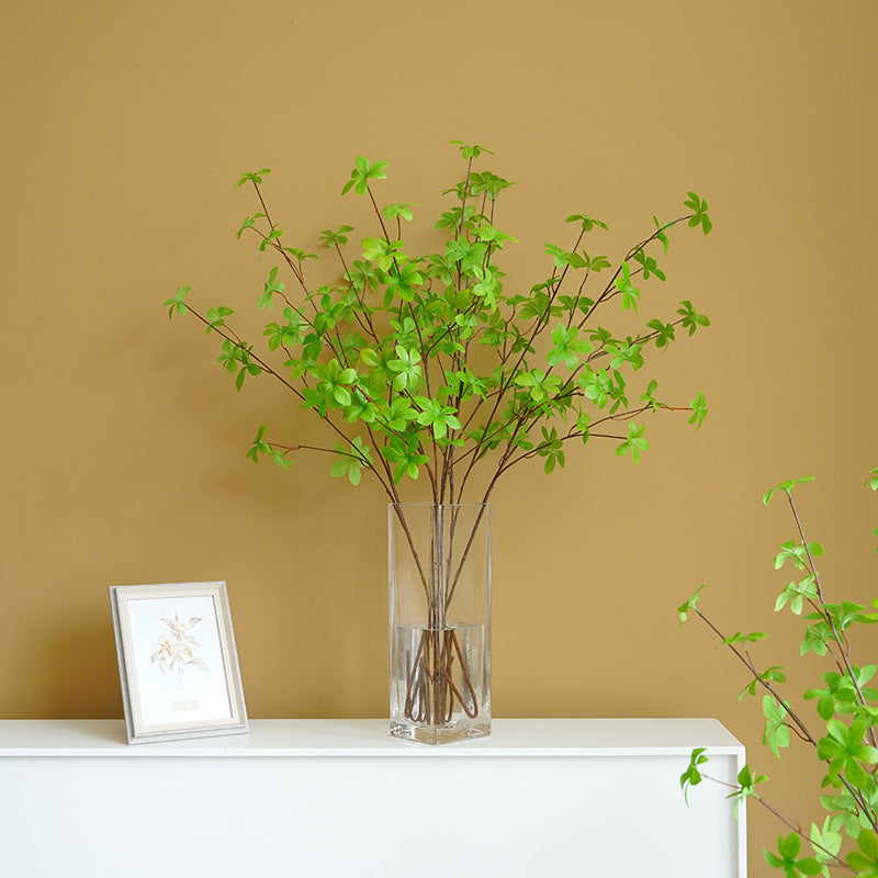 Artificial Greenery Stems 20 Pcs 12 Inch Green Twig Branches Bulk Artificial Plants